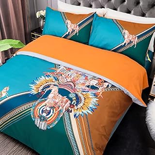 choicehot Flamingo Bedding King Size Set Leaf Quilt Cover Pink Print Duvet Cover Set Cute Duvet Cover Sets with Zipper Closure,1 Duvet Cover & 2 Pillowcases