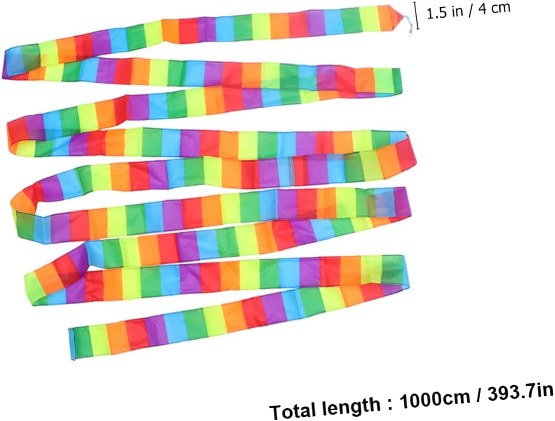 2pcs DIY Kite Tail Streamer Giant Kite Accessory Rainbow Twirler Outdoor Flying