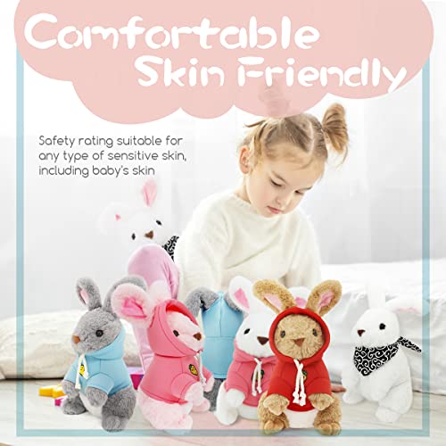 Kirigami Bunny Stuffed Animal 13.8 Inch Height Weighted Plush Rabbit Toy Exclusive Easter Gift Huggable Baby Plushible For Kids Girls Boys #TOP4
