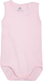 بابيلون سالوبيت داخلي بكباسين بدون اكمام من القطن للبنات (عبوة من قطعة واحدة)