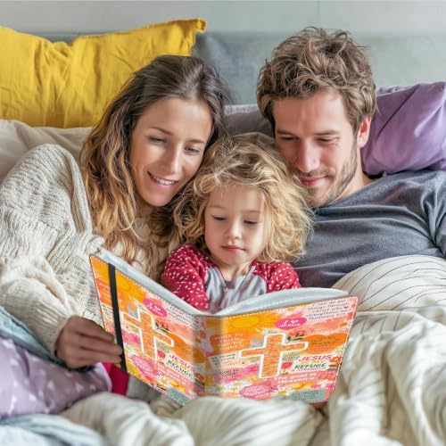 Image of Photo Album 4x6 120 Photos with Strong Elastic Band, Floral Faith Collage | Large Capacity Premium Leather Picture Album, Portable Wallet Albums Photo Book for Family Anniversaries Wedding Baby