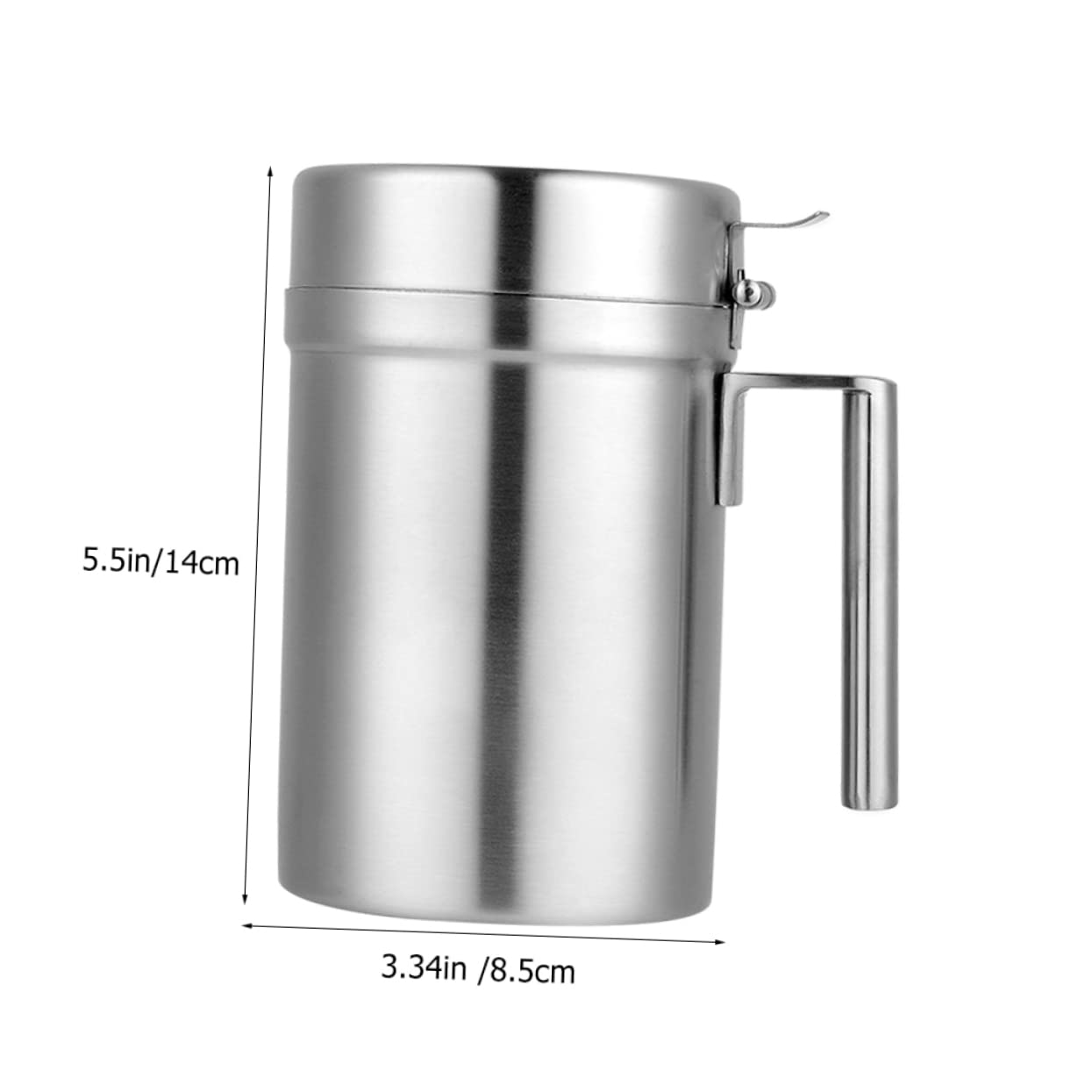 Hemobllo Botella Dispensadora De Aceite Prueba De Goteo De Acero Inoxidable Dispensador De Aceite Para Cocina Restaurante Dispensador De Vinagre Botella De Salsa De Soja