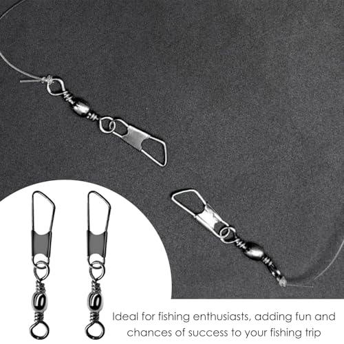 10-Piece Spinner Bait Set, 10-Piece Fishhook Adapter Ring, Swinging Bait Set, Glitter Fish Bait, Fishing Lure, Fishing Accessory Set - Image 5