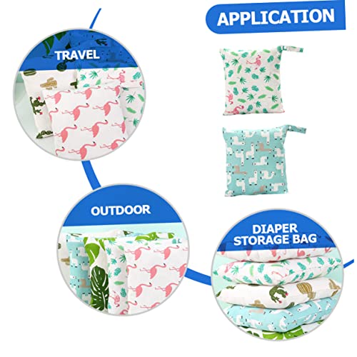 Luxshiny 2 Peças Saco De Fraldas Organizador De Armazenamento Para Animais De Estimação Fraldas Para
