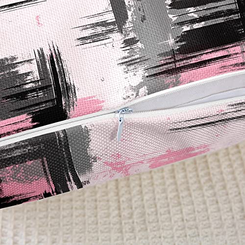 Fundas de almohada abstractas para renovar cojines viejos de sofá sin gastar de más 5