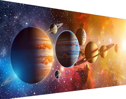 Peinture diamant Terre géante contre l'ennui, kit broderie diamant complet décoration murale