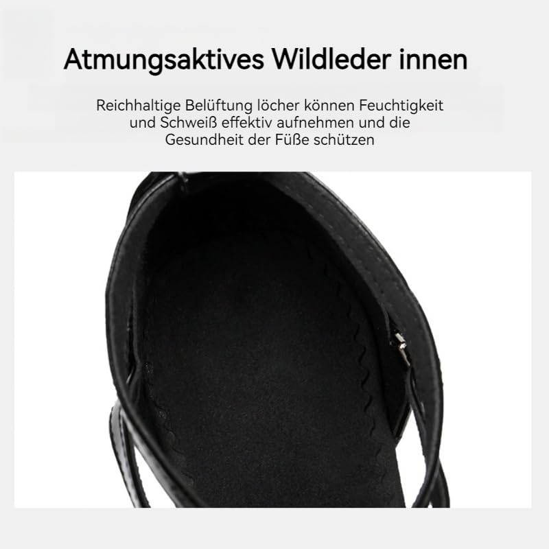 Latein Tanzschuhe Für Damen Professionelle Tanzschuhe Ballsaal Party Salsa Tanzübung Performance Schuhe Modisches Design Und Knöchelriemen Glitzer Sandalen 33-42EU