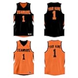 Custom Reversible Men Youth Athletic Basketball Jersey Tank Tops Personalized Print Team Name Number Uniform