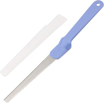 Amazon ニッケン刃物 安全キャップ付ペーパーナイフ Up 600bu ブルー カッターナイフ 文房具 オフィス用品