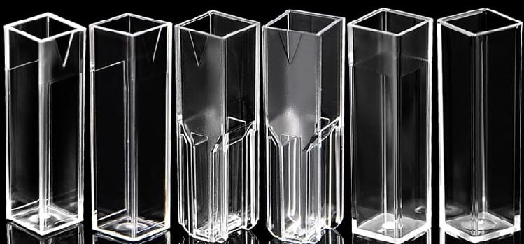 100Pcs/lot 6 Different Type 4.5ml/1.5ml 10mm Plastic Fluorometer Cuvette, Plastic Colorizer (Size : 127)