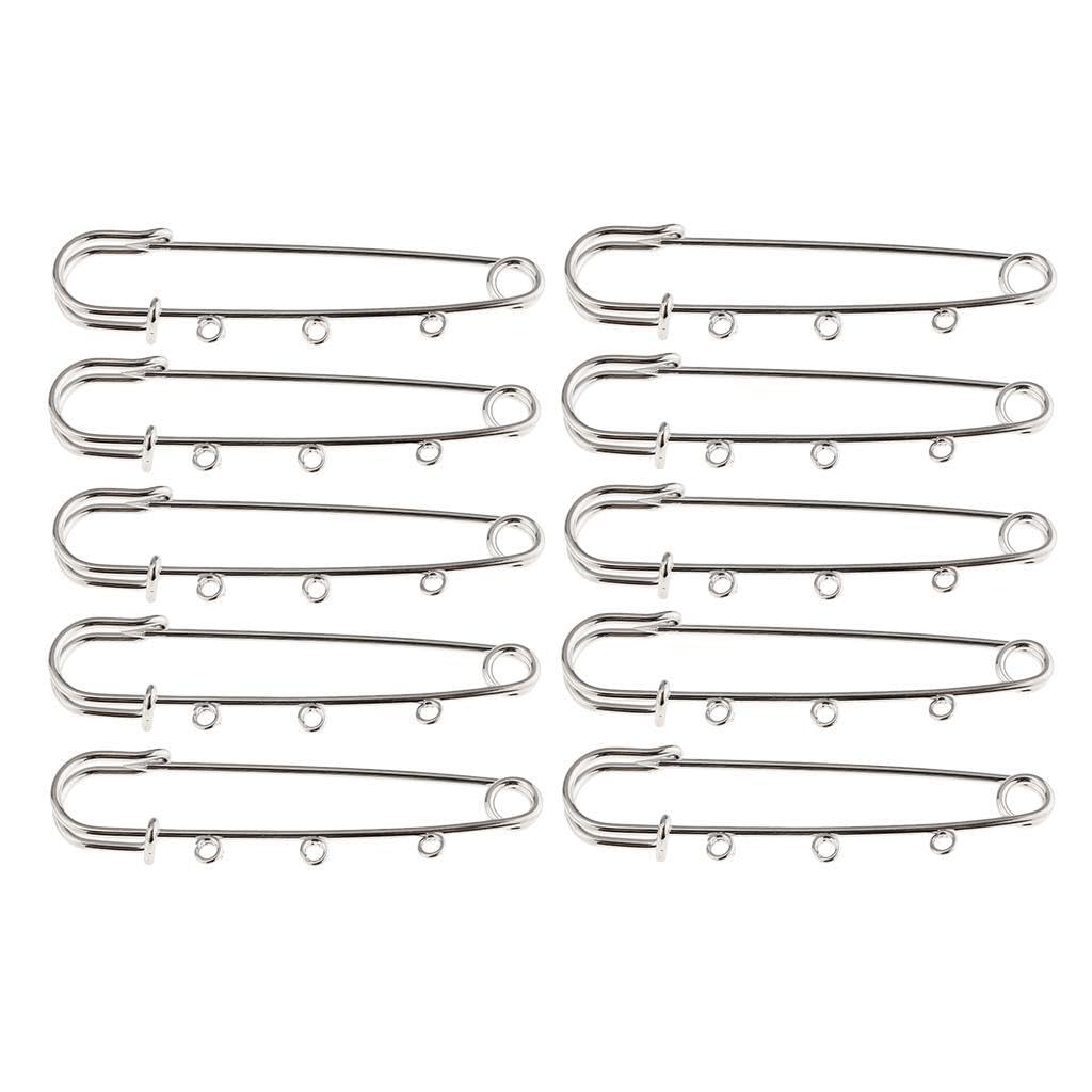 TWISAXC Unique Safety Pins Brooch Findings Sewing Needles Pins Provide for Creative Expression In DIY Sewing Craft Arts Crafts Works Jewelry Brooch Findings
