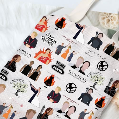 Bolso tote de lona G2TUP para fans de películas: ¿Vienes al árbol? miniatura 5