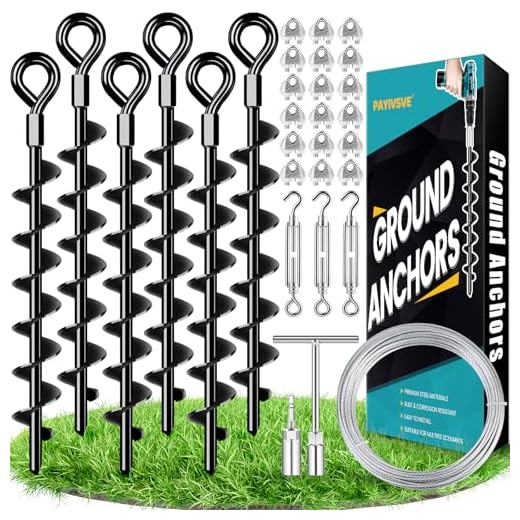 Heavy-Duty Ground Anchors Kit