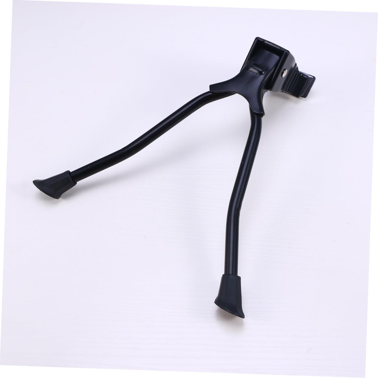 Béquille de Vélo à Double Jambe Noir en Métal, Support Central