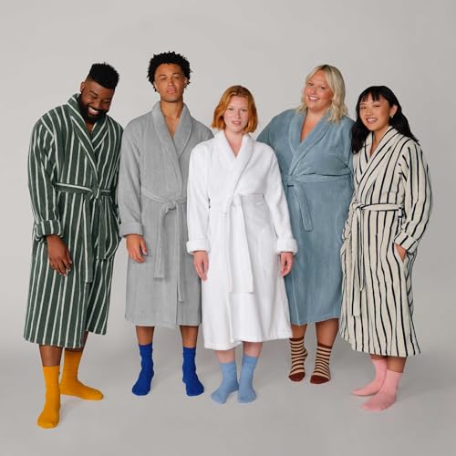 Image of Brooklinen Luxury Cotton Bath Robe, OEKO-TEX Certified, Plush & Machine Washable - Premium Turkish Plush Robes