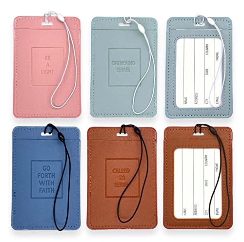 LDS Missionary Luggage Tags with Quotes, Farewell Gifts