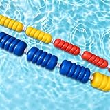 Tqoiozxa Schwimmbad Trennseil zur Wasserteilung, Pool Bahnmarkierung