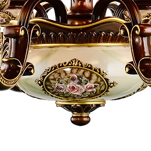 Omoons Chandelier European 3-Lamp Chandelier Zinc Alloy Glass Lights Nordic Modern Simple Retro Home Lighting Lamp Bedroom Bathroom Kitchen Living Room Cafe Bar Restaurant Hanging Ligh #TOP6