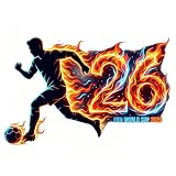 JOVYTH Pegatina De Pared Fútbol 3D Tema Mundial 2026, Vinilo Adhesivo Mural Deportivo Extraíble Para Habitación Infantil, Dormitorio Adolescente, Salón