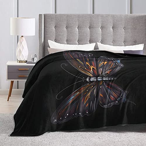 Couverture micro polaire pliable Mystery Butterfly pour vos soirées - 5