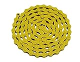 Alta YBN Bicycle (S410) Chain (Single Speed, 1/2 x 1/8-Inch, 112L), Multiple Colors (Yellow)