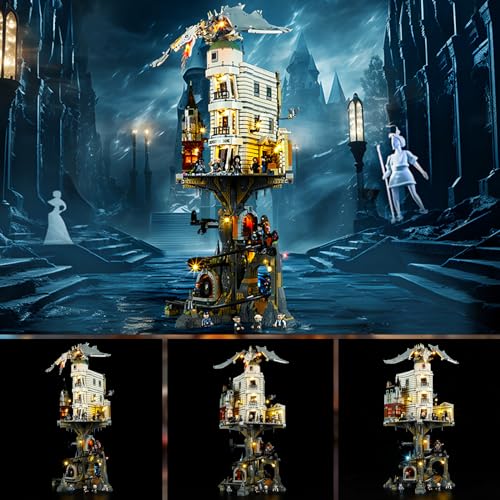 Image of YEABRICKS LED Light for Lego-76417 Harry Potter Gringotts Wizarding Bank-Collectors'Edition Building Blocks Model (Lego Set NOT Included)