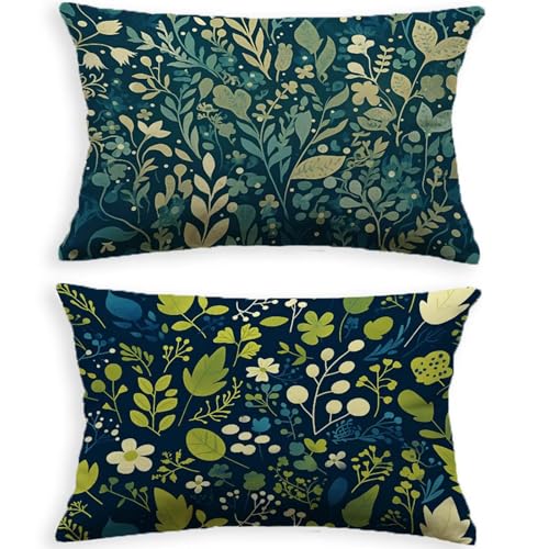 Housse de coussin turquoise 60x90cm en velours pour rénover votre canapé - 3