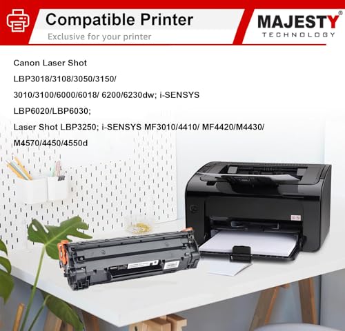 Majesty 85A CE285A Toner Cartridge Compatible with HP Laserjet P1006 P1102 P1102W P1109w MFP M1212nf M1217nfw MF3010 Printer Canon ImageClass LBP6000 LBP6030W Printer