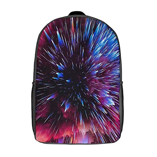 Sac à dos de voyage imperméable 17 pouces avec imprimé 3D