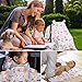 Muslin Carseat Cover for Babies, Metplus Breathable Infant Carseat Cover Lightweight Baby Carrier Cover for Girls Boys, Fit Spring Summer/Hot Days/Warm Weather, Pink Floral