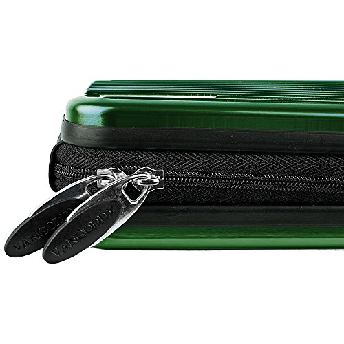 Metal Shell Compact Digital Camera Case Bag For Panasonic Lumix Dmc Zs50 Zs70 Zs50S Zs100 Tz80 Tz70 Lx7 Sdc 23 And More Point And Shoot Digital Camera Case Green #TOP5