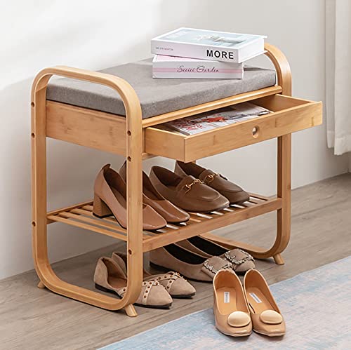Banc à chaussures en bambou pour optimiser les petits espaces intérieurs - 2