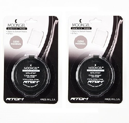 RTOM Clear Moongel Damper Pads - 2 Pack - 12 Pads