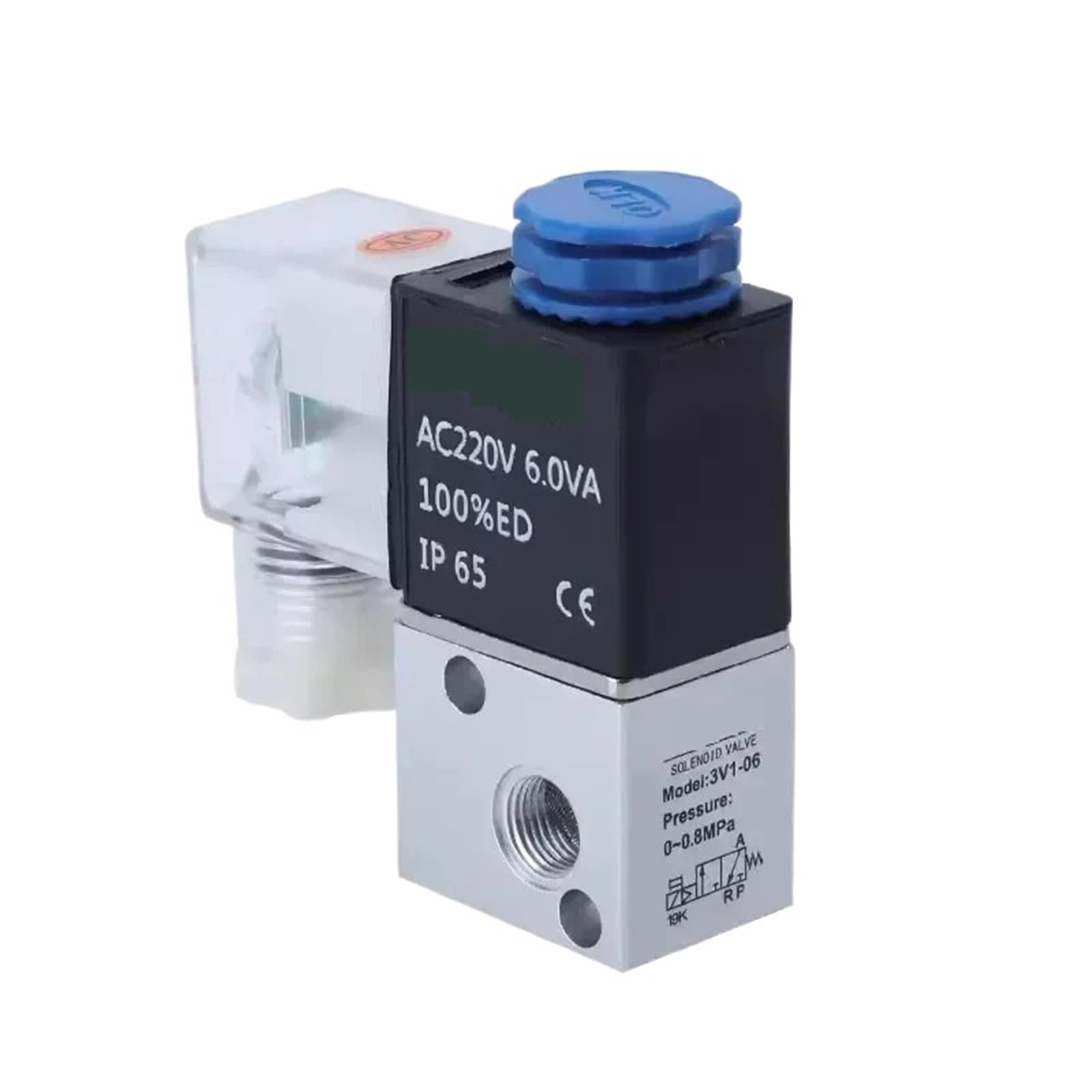 Électrovanne normalement fermée AC110V 3V1-06 pour stopper les pertes d'air
