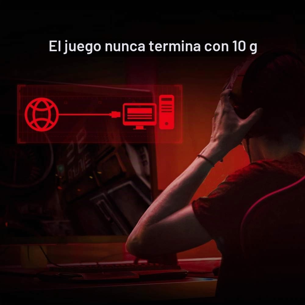 TP-Link Tarjeta de Red PCIe de 10 GB (TX401) PCIe a 10 Gigabit Ethernet, Compatible con Windows 11/10/8.1/8/7, Windows Servers 2019/2016/2012 R2 y Linux, Incluyendo un Cable Ethernet CAT6A