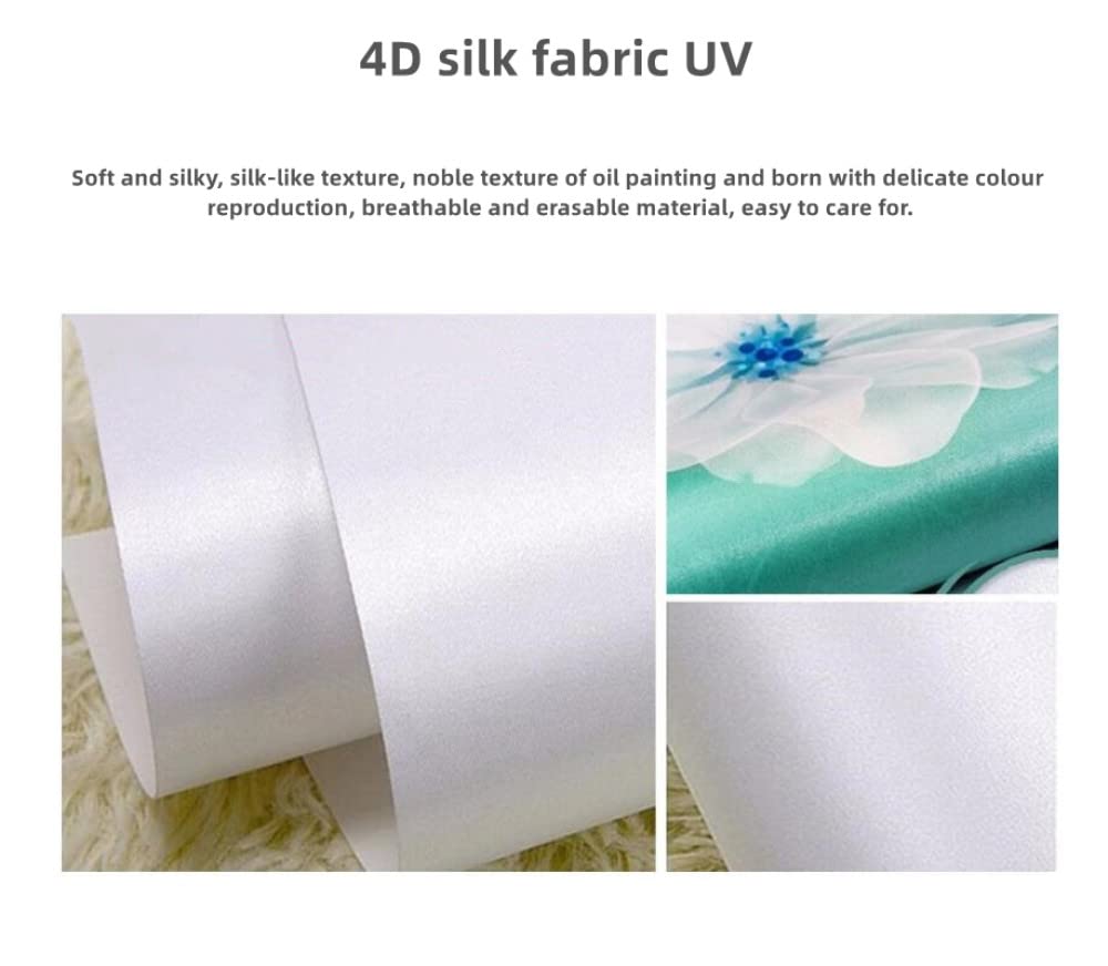 Fototapeta - Fototapeta 4D Diy Duży nordycki liść Plaster Relief Wzór Mural do salonu Sypialni, Wodoodporne naklejki ścienne Wystrój domu Tv Sofa tło, 330 cm (szer.) x 210 cm (wys.)