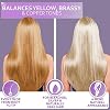 Purple Hair Mask - Deep Conditioner and Toner for Blonde, Brassy Hair - Hydrating Repair and After Bleach Treatment for Damaged and Dry Hair - Moisture Conditioning for Bleached Women and Men