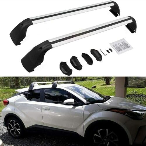 Aluminum Roof Rail Rack Cross Bars Crossbars Fits for Toyota C-HR CHR 2017-2021