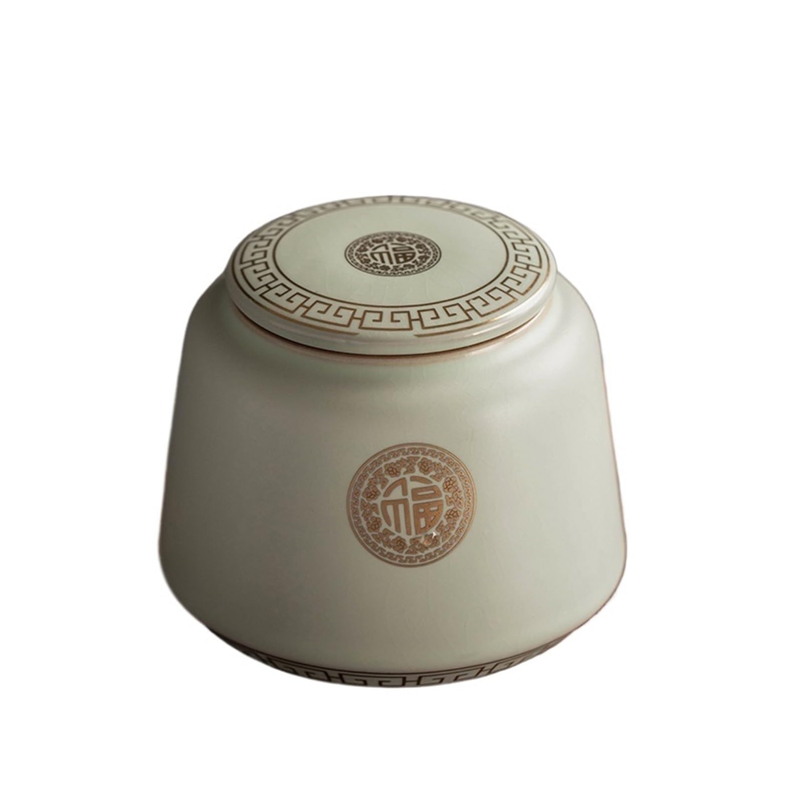 XYIANG Tea Can, Ru Kiln Ceramic Tea Cans Sealed Cans Household Candy Cans Chinese Tea Boxes Tea Storage Cans Medicinal Materials Cans Tea Storage Box