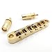 JIEYI Golden Guitar Roller Saddle Tune-O-Matic Bridge For Gibson Epiphone Les Paul SG Dot Bigsby Guitar M8 Threaded Posts
