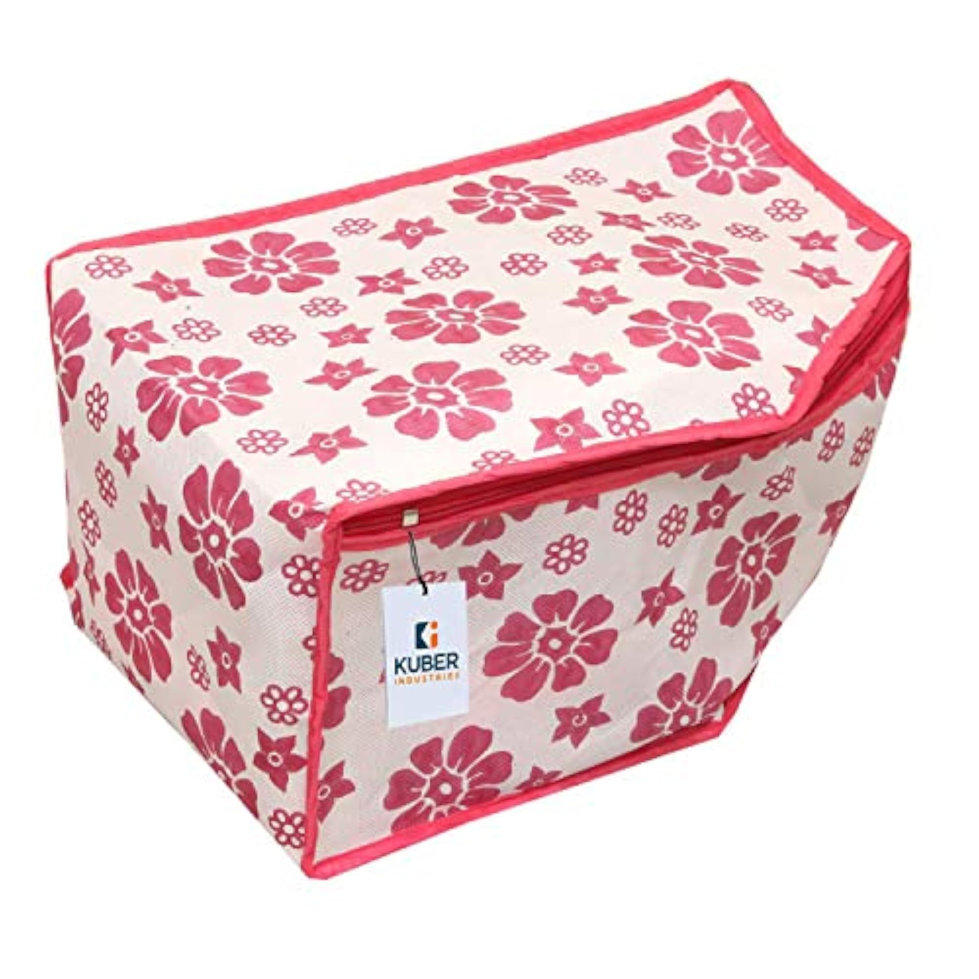 Floral Print Blouse Cover Bags with Zip