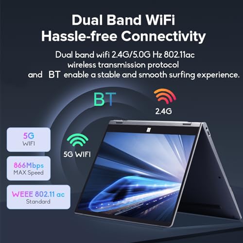 N14 Computador laptop 14 polegadas 4K UHD IPS Tela 3840 * 2160 Display 360 ° Flip-and-fold Design 12