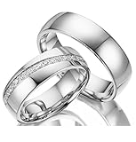 Material: 925 Silber mit 3 Swarovski Crystal Besatz - - - Der Preis ist für beide Ringe - Hochwertige Verarbeitung Sie erhalten selbstverständlich die Trauringe gut verpackt inklusive einer Rechnung und ein Trauring Etui / Box wie abgebildet ***** Sehen Sie sich bitte alle Produktbilder an - Die Gravur ist Kostenlos, für Gravurarten sehen Sie sich bitte alle Fotos an