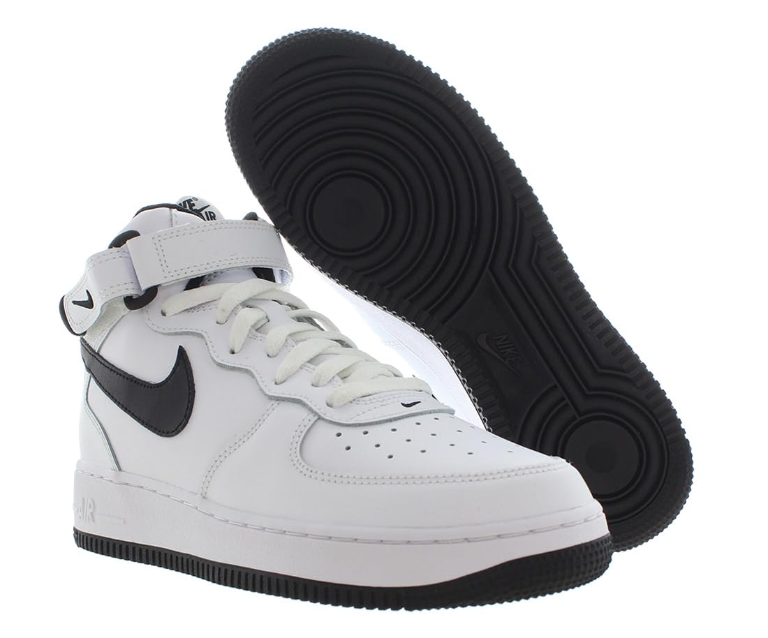 NIKE AIR FORCE 1 MID WHITE BLACK 新品未使用 Nike Air Force 1 Mid '07 LV8 'White Black' 804609-103