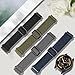 EverAct 4 Pack Stretchy Nylon Compatible with Garmin Venu 3S Watch Band/Venu 4 41mm/Venu 2S/Vivoactive 4S/Vivomove 3S/Forerunner 255S 265S, 18mm Quick Release Loop Fabric Soft Strap for Women Men