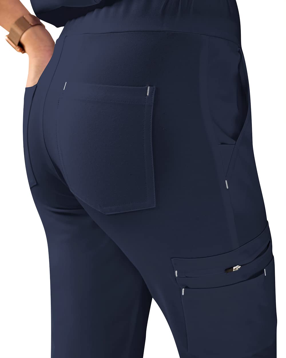 CLINIC DRESS Hose I kaere I Damen-Schlupfhose Pflegehose Arbeitskleidung I Bündchen Stretch Kurzgröße I Industriewäsche geeignet | bis 75 Grad waschbar |