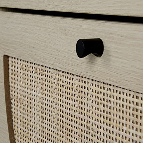 Ssline Shoe Cabinet With Flip Down Storage Shelves Free-Standing Shoe Rack Rustic Wood Shoe Storage Organizer With Unique Rattan Decor For Entryway Hallway Doorway #TOP5