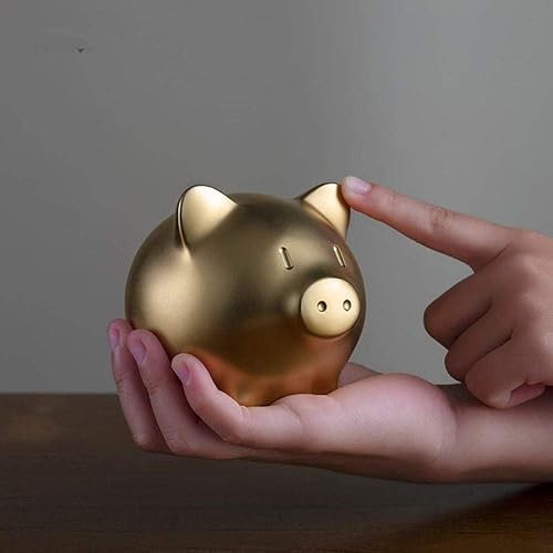 Miniatura 3 de Esculturas Cabeza Escultura Estatua Animales Estatua Adornos Estatua Adornos Esculturas Mini Escultura Cerdo Oro Abstracto Feng Shui Cerdo Estatua