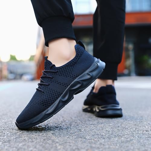 Image of FUJEAK Men Running Shoes Men Casual Breathable Walking Shoes Sport Athletic Sneakers Gym Tennis Slip On Comfortable Lightweight Shoes