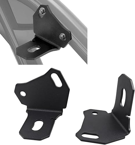 Samman Soporte de montaje de antena de pilar trasero, 3 soportes LED para bandera de luz látigo, 2 piezas de soporte de bandera de luz de látigo